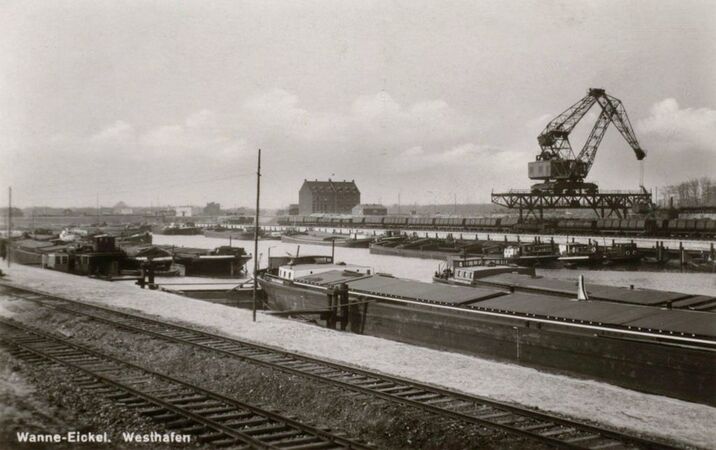 Hafenanlage, 1950er Jahre