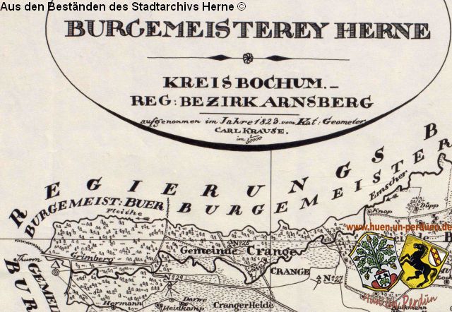 Datei:Ausschnitt der Karte Burgemeisterey Herne mit eingezeichneter Fleithe.jpg