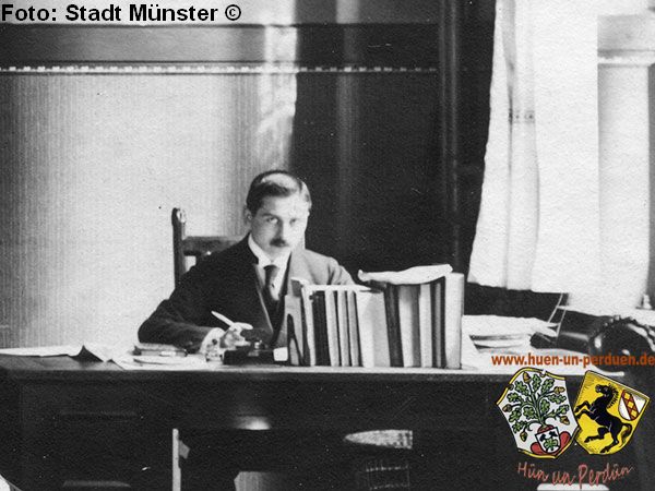 Datei:Eduard Schulte, Stadtarchivar in Münster zu Zeiten des Ersten Weltkrieges, Foto Stadt Münster.jpg