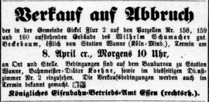 Datei:Essener Zeitung (1.3.1885) Beckebaum Wanne.jpeg