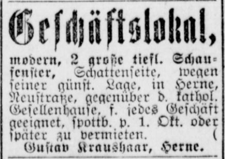 Datei:General-Anzeiger für Dortmund (3.8.1904) Kraushaar Neustraße 27.png