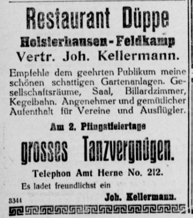 Datei:Herner Anzeige (30.5.1914) Düppe Kellermann.png