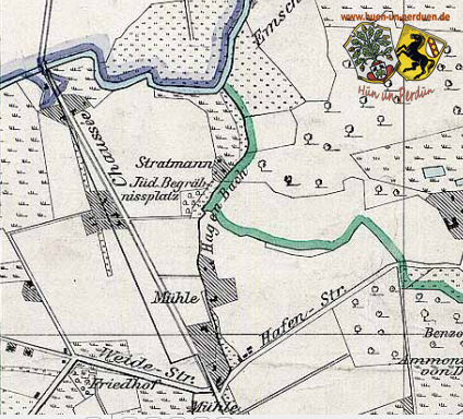 Datei:Karte-Bochum-1888-Ausschnitt-Hagenbach-Rembert-Jüdischer Friedhof.jpg