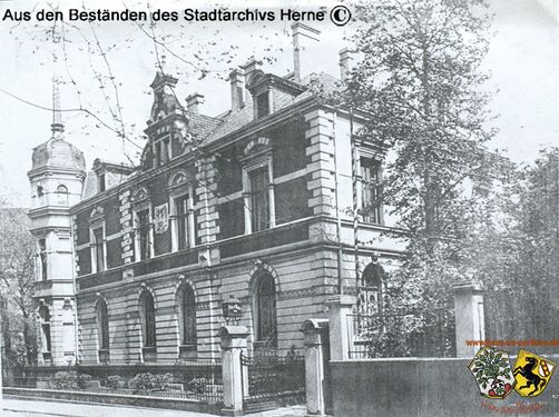Amtshaus Eickel, um 1900