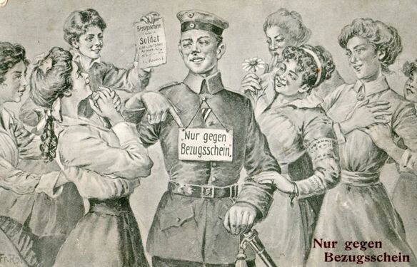 Feldpostkarte, gelaufen September 1918