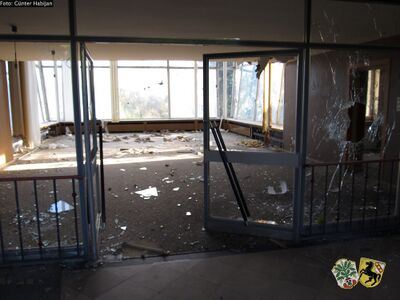 Der ehemalihe Speisesaal des Kinderkurheims in Hammelbach am 23. September 2014 [6]