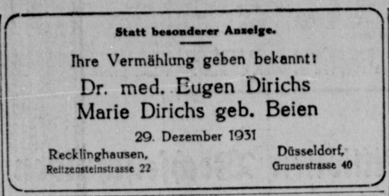 Datei:Herner Anzeiger (29.12.1931) Dirichs Beien.jpeg