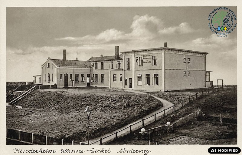 Datei:Kinderheim-Wanne-Eickel-nach 1921 Straßenseite KI.jpg