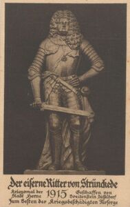 Postkarte Eiserner Ritter, 1915