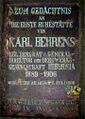 Erste Grabstelle Karl Behrens 1906