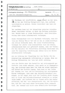 Nr. 10 – Mängelrüge und Annahmeverweigerung (1956)