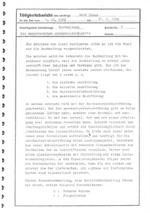 Nr. 9 – Buchhaltung (1957/58)