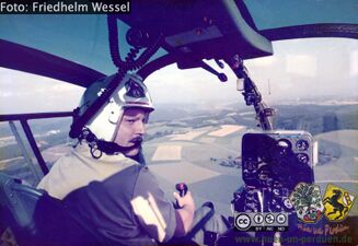 Im Polizeihubschrauber