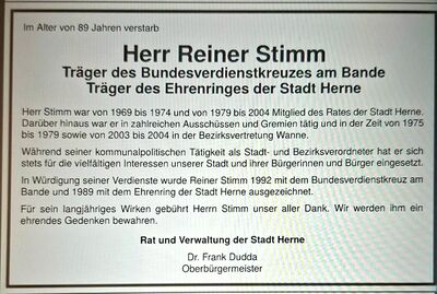 Reiner Stimm