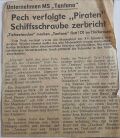 Zeitungsartikel 'Unternehmen MS "Tanfana"'[3]