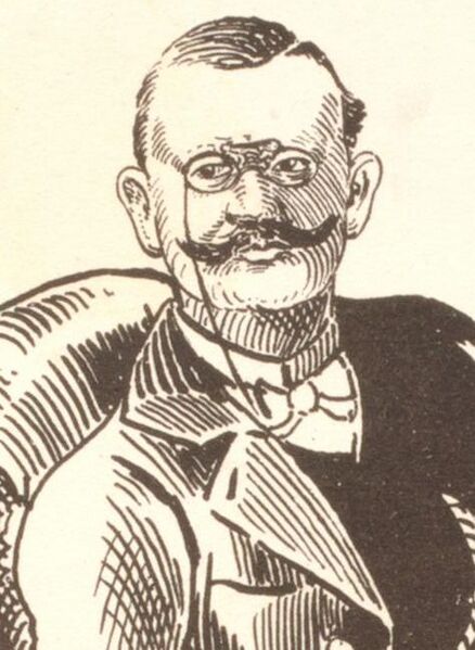 Datei:Amtmann Karl la Roche, Karikatur, 1908.jpg