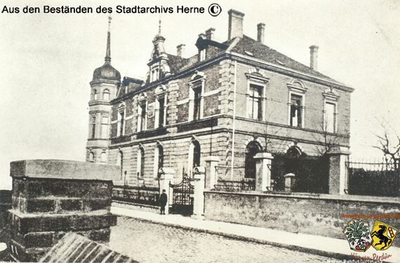Amtshaus Eickel, nach einer Fotografie von F. Langendorf, um 1894