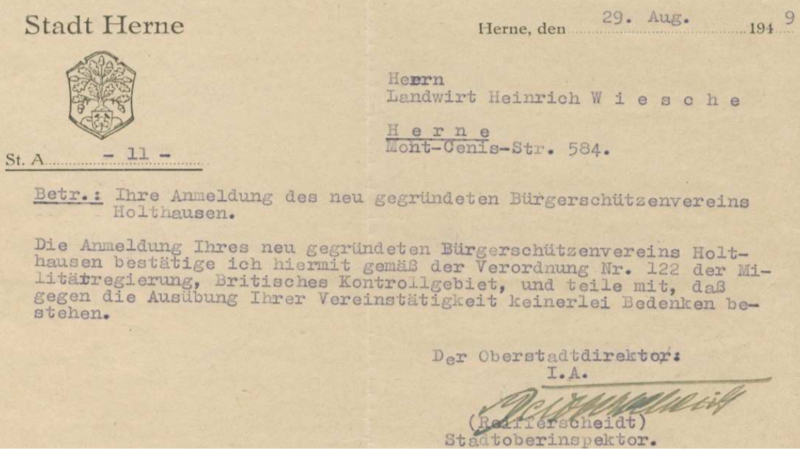 Datei:BSV Holthausen Anmeldung 19490829 Sammlung Werner Ruthe.png