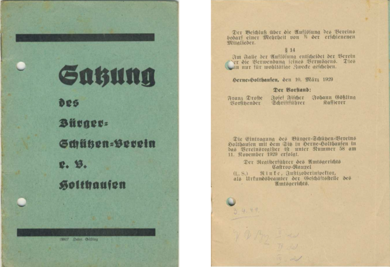 Datei:BSV Holthausen Satzung 1929 Sammlung Werner Ruthe.png