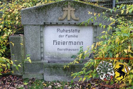 Grabstätte der Familie Heiermann Bild: Andreas Janik 2014