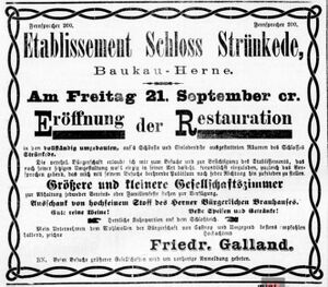 Castroper Anzeiger 1900-09-20-Strünkede-Restauration.jpg