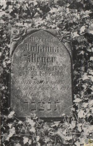 Der älteste erhaltene Grabstein auf dem jüdischen Friedhof in Wanne-Eickel.jpg