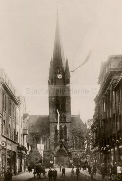 Datei:Die neue Johanneskirche im 350. Jubiläumsjahr, 1927.jpg