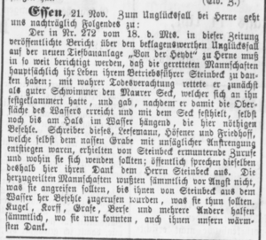 Dortmunder Anzeiger 37 (26 11 1864) 140 Heydt-Grube-Unglück.png