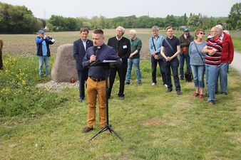 Einweihung Corona-Gedenkort. Vikar Christian Schmidtke. (06.05.2022)