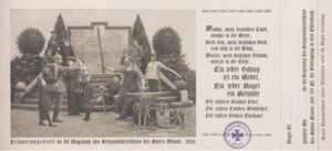 Erinnerungsblatt an die Nagelung des Kriegswahrzeichens des Amtes Wanne, 1916.jpg