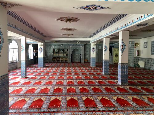 Sicht auf die Gebetsnische der Herne Merkez Camii