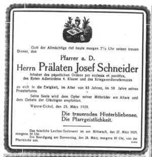 Gelsenkirchener Zeitung 65 (26.3.1929) 85.Prälat Schneider.png