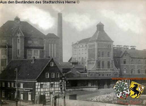 Hülsmann Brauerei, um 1925