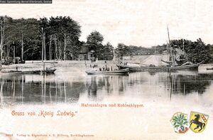 Hafenanlage und Kohlenkipper König Ludwig Sammlung Bernd Ellerbrock oJ.jpg