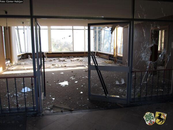 Der ehemalihe Speisesaal des Kinderkurheims in Hammelbach am 23. September 2014 [6]