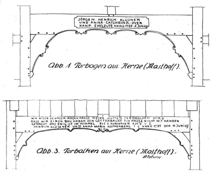 Datei:Hartmann-1921-XLV-2-3 Masthof Klüsener Torbalken.jpg
