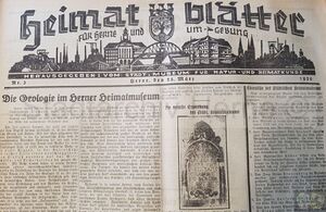 Heimatblätter für Herne und Umgebung, Herner Anzeiger vom 25. März 1936.jpg