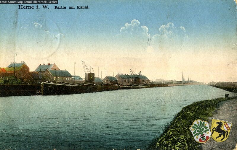Datei:Herne Partie am Kanal Sammlung Bernd Ellerbrock oJ.jpg