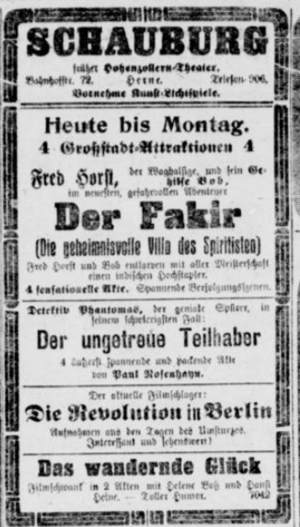 Herner Anzeiger (30.11.1918) Schauburg-Kino.png