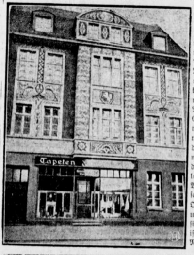 Das Haus im Jahre 1928 (Herner Anzeiger vom 10. Januar)