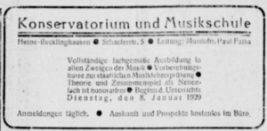 Herner Anzeiger 25 (7.1.1929) 5. Schaeferstraße-Musik.png