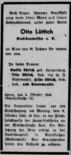 Datei:Herner Zeitung (6.10.1944) Otto Lüttich.jpeg