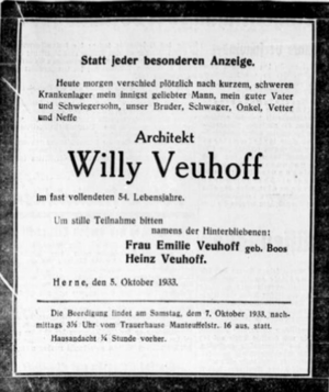 Herner Zeitung 62 (6.10.1933) 235. Veuhoff-I.png