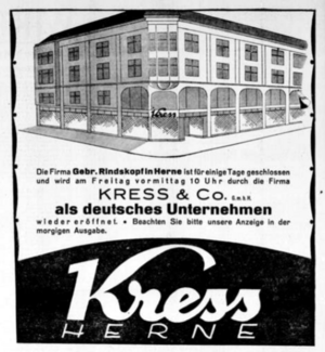 Herner Zeitung 67 (26.10.1938) Rindskopf Kress.png