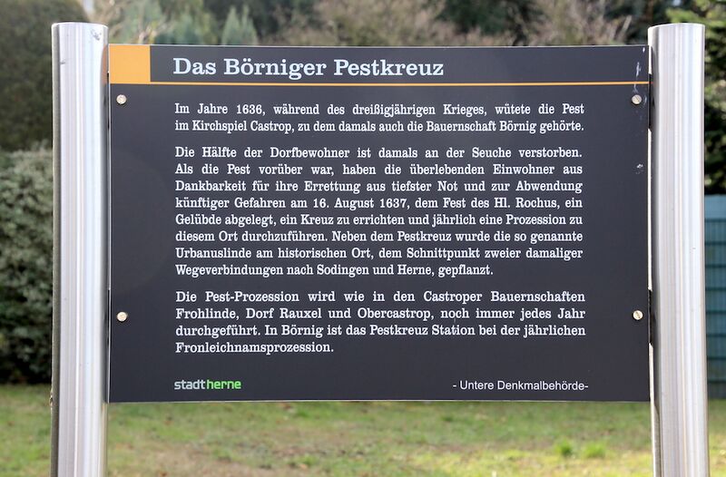 Datei:Hinweistafel Das Börniger Pestkreuz Gerd Biedermann 20170205.JPG