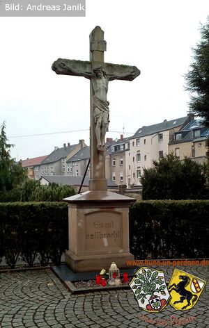 Katholischer Friedhof Wanne Laurentius Kreuz-A Andreas Janik 20170131.jpg