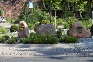 Kreisverkehr Hammerschmidtstraße Wilhelmstraße 4 TS 20170514.jpg