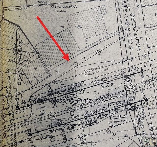 Datei:Lageplanausschnitt aus dem Jahr 1971, Foto Gerd Biedermann.jpg