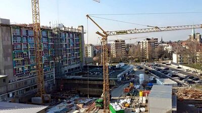 Baustelle im Juli 2015 (Rosi Gering)