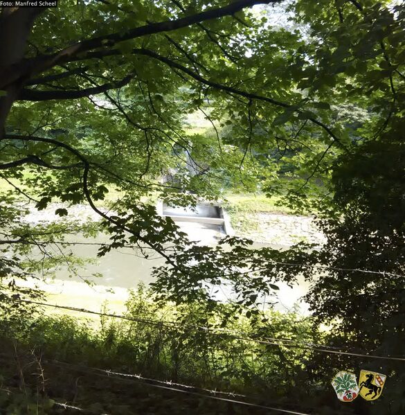 Datei:Ostbach Emschermündung Manfred Scheel oJ.jpg